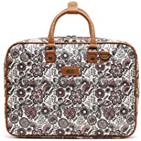 Misako Maletín Binilus | Maletín con Estampado Floral- Bolso de Mano Mujer- Portaordenadores y Portadocumentos- de…